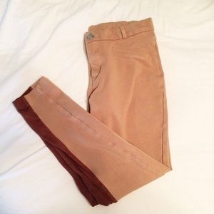 Zara Riding Pants w/ Faux Suede